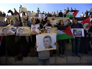 Gazze'de Ebu Hamdiye'nin ölümü protesto edildi