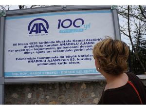 AA'ya billboardlu kutlama