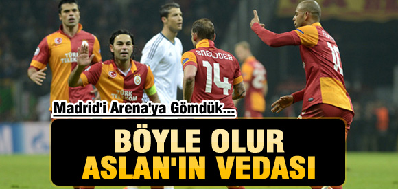 Devler Ligi'ne Aslanlar Gibi Veda