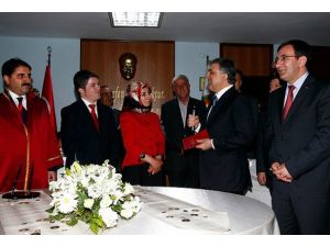 Gül Bingöl'de nikah şahitliği yaptı