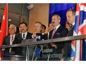 Bakan Çağlayan Londra borsasını açtı