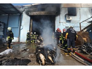Gaziantep'te fabrika yangını