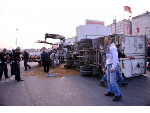 Bakırköy'de trafik kazası 