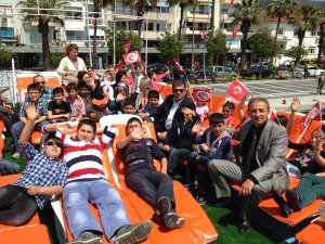 İlk defa uçağa bindiler, deniz gördüler