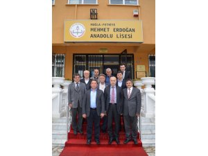 Ali Boğa’dan Mehmet Erdoğan Lisesi’ne ziyaret