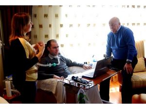 Şener'den ALS hastası Gökçek'e ziyaret