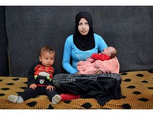 Çadır kentlerin "bebekli" çocukları