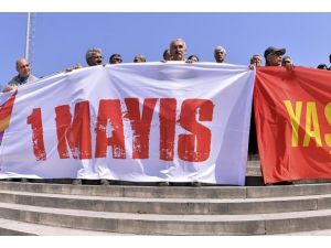 DİSK Taksim'de ısrarlı