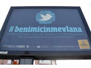 Sosyal medya, "Benim için Mevlana" diyor