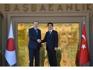 Abe resmi törenle karşılandı