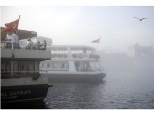 İstanbul Boğazı'nda yoğun sis