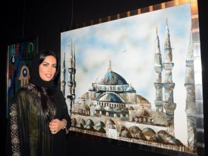 Suudi Kralının gelini İstanbul'da sergi açtı