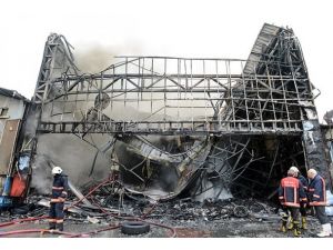 Sincan Sanayi Sitesinde yangın