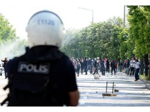Başkentte gösteriye polis müdahalesi