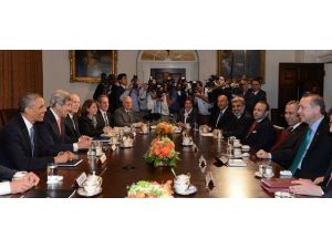 Erdoğan - Obama görüşmesi başladı