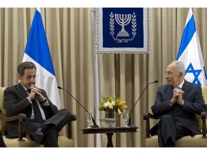 Eski Fransa Cumhurbaşkanı Sarkozy İsrail'de