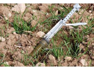 Evin bahçesinde "roket mermisi" bulundu