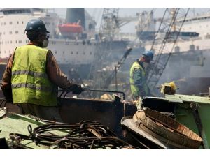 Gemilerden 266 bin ton hurda çıktı