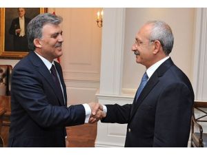Cumhurbaşkanı Gül, Kılıçdaroğlu'nu kabul etti