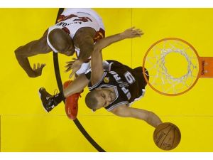 NBA finalinde ilk raunt Spurs'ün