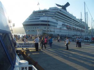 Marmaris'te kruvaziyer turizmi
