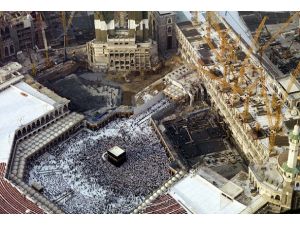 Kabe'de genişletme çalışmalarında ilk etap Ramazan'a yetişiyor