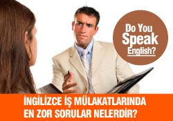 İngilizce İş görüşmesinde sorulan sorular