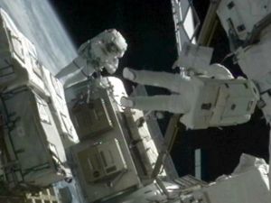 Çinli taykonot uzaydan öğrencilere ders anlattı