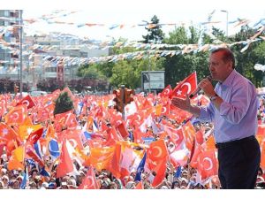 Erzurum'da Milli İradeye Saygı Mitingi