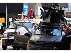 İnanılmaz Örümcek Adam'ın çekimleri sürüyor