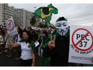 Brezilya'daki gösteriler sürüyor