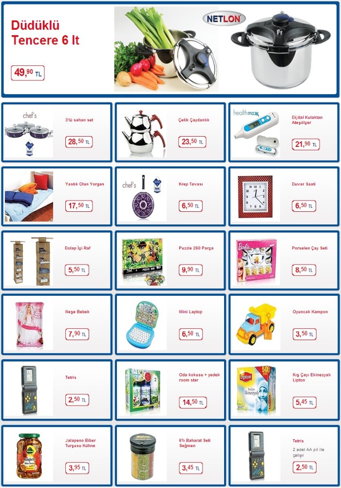 Aktüel ürünleri takip etmek artık daha kolay