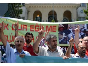 Başkent'te Mursi'ye destek gösterisi