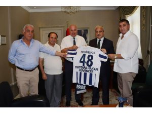 Fethiyespor Yönetim Kurulu, Vali Güvençer'i ziyaret etti