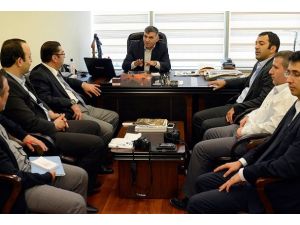 TÜMSİAD heyetinden AA'ya ziyaret