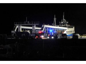 Tekirdağ'da feribot yangını