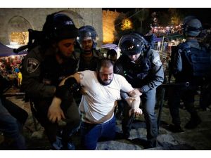 Teravih sonrası Kudüs’te arbede