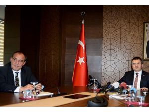 TFF Başkanı Bakan Kılıç'ı ziyaret etti