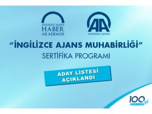 İngilizce Ajans Muhabirliği aday listesi açıklandı