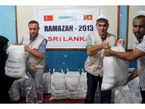 Sri Lankalı yoksullara yardım eli