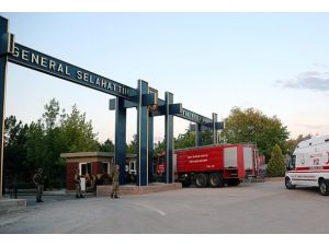 Başkentte kışlada yangın çıktı