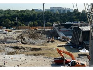 BJK İnönü Stadı'nda arkeolojik inceleme