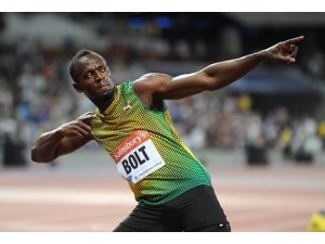 Bolt Londra'da uçtu