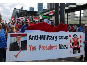 Kanada'da katliam protestosu