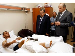 İçişleri Bakanı Güler Mustafa Bozkurt'u ziyaret etti