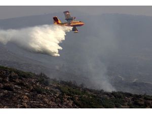 Balıkesir'de alevler yeniden yükseldi