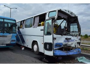 Kırklareli’de 3 otobüs çarpıştı: 39 yaralı