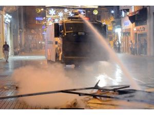 Taksim'de polis müdahalesi