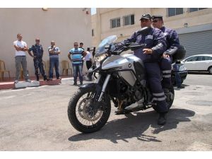 TİKA'dan Filistin polisine motosiklet
