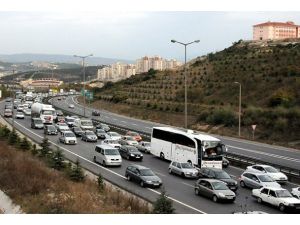 TEM'de bayram yoğunluğu